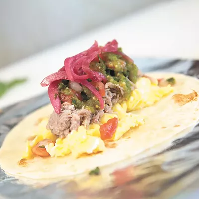 Image: Taco Vado offers fresh and flavorful breakfast all day from its West Central Spokane drive-through stand