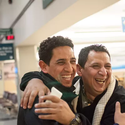 Image: PHOTOS: 11 Iraqi refugees reuniting with family in Spokane after Trump's immigration order put on hold