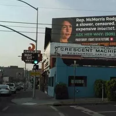 Image: Billboard targets McMorris Rodgers for her stance on net neutrality regulations