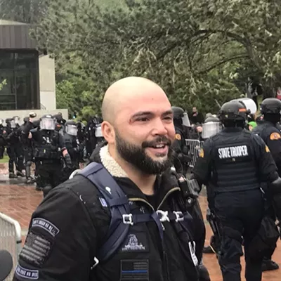 Image: Young Democrats want Joey Gibson events charged for extra security — but that's probably unconstitutional