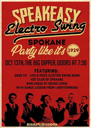 Speakeasy Electro Swing with Good Co, Hot Club of Spokane & Rouge LaRue
