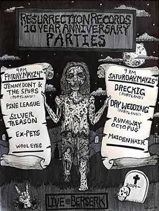 Resurrection Records 10 Year Anniversary Parties!