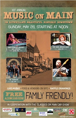 Music on Main feat. Sammy Eubanks, Sara Brown Band, The Hankers and JoMamma