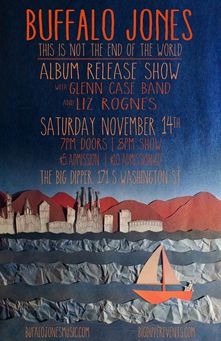 Buffalo Jones album release show with the Glenn Case Band, Liz Rognes and Andy Rognes