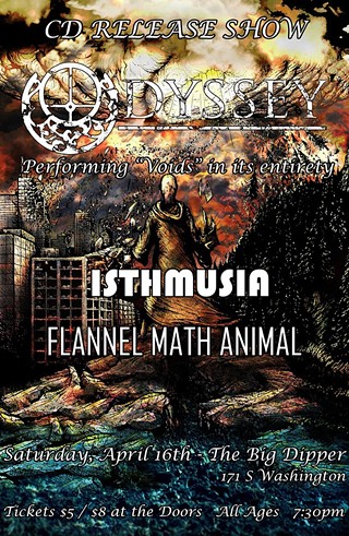 Odyssey CD Release Party feat. Flannel Math Animal, Isthmusia