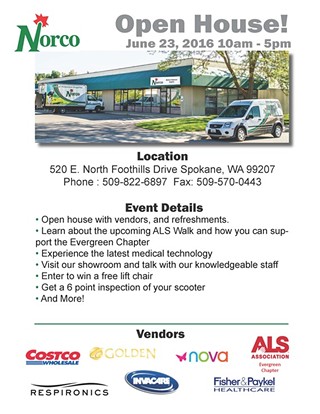 Norco Medical Open House + ALS Walk Promotion
