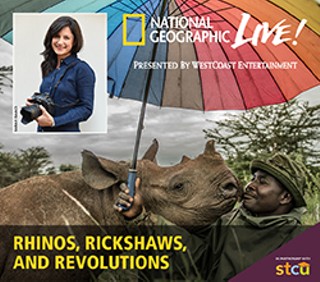 National Geographic Live: Rhinos, Rickshaws, and Revolutions
