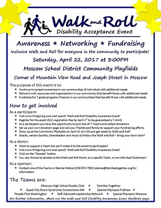 Walk and Roll Disability Acceptance Event