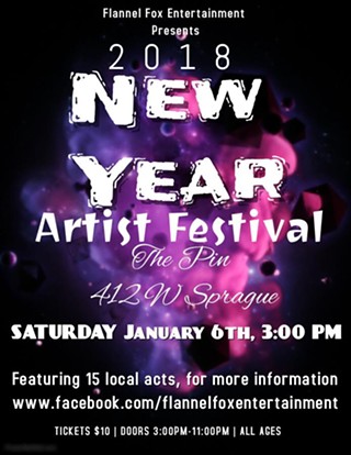 New Year Artist Festival feat. LOA, William Nover, Bare Bones, Echo Ridge, Knights of Pluto and more