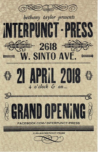 Interpunct-Press Grand Opening