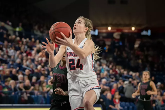 Image: Gonzaga vs. Texas Southern Women's College Basketball
