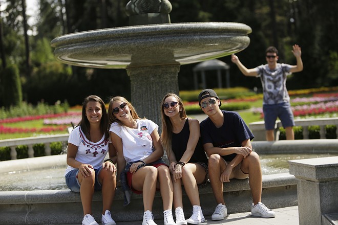 Students from Spokane's new Sister City Cagli Visit Spokane