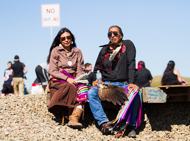 Scenes from the Dakota pipeline protests