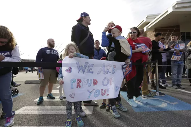 Image: Gonzaga Men's Basketball Team Returns To Spokane