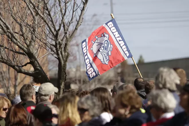 Image: Gonzaga Men's Basketball Team Returns To Spokane