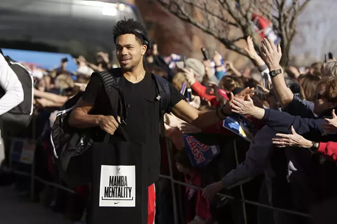 Image: Gonzaga Men's Basketball Team Returns To Spokane
