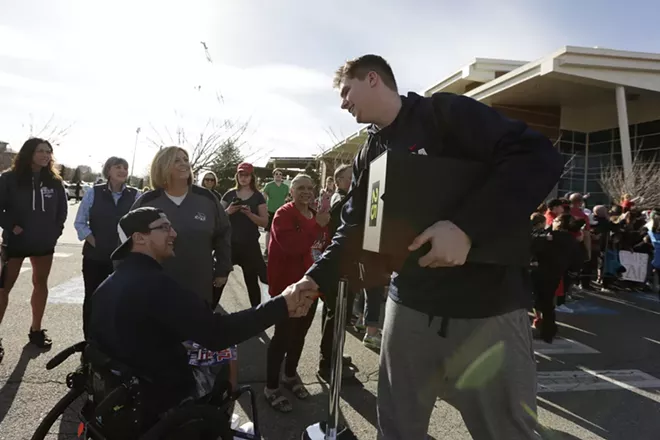 Image: Gonzaga Men's Basketball Team Returns To Spokane