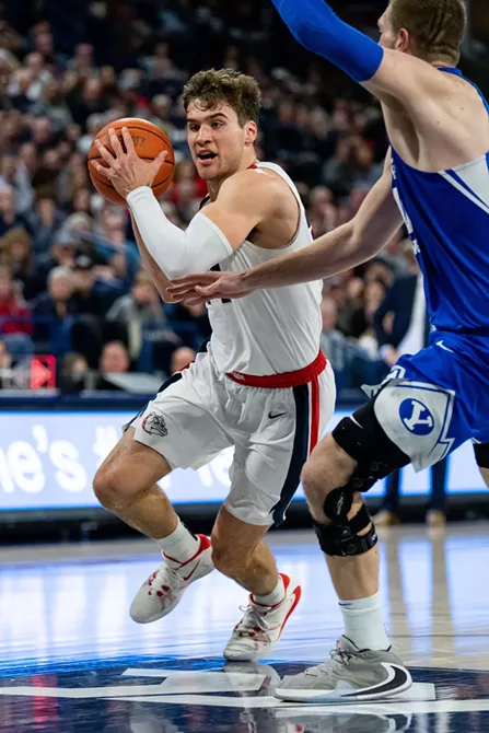 Image: Brigham Young University at Gonzaga, Jan. 18