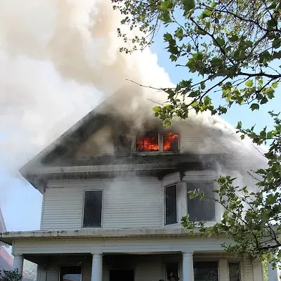 Image: Victims of last week's house fire seek help after losing everything