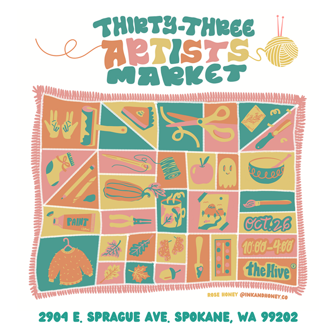 33 Artists Market: Saturday, October 26th 10am-4pm at the Hive ®