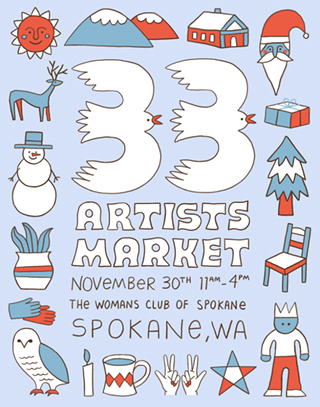 Image: 33 Artists Market: Small Business Saturday