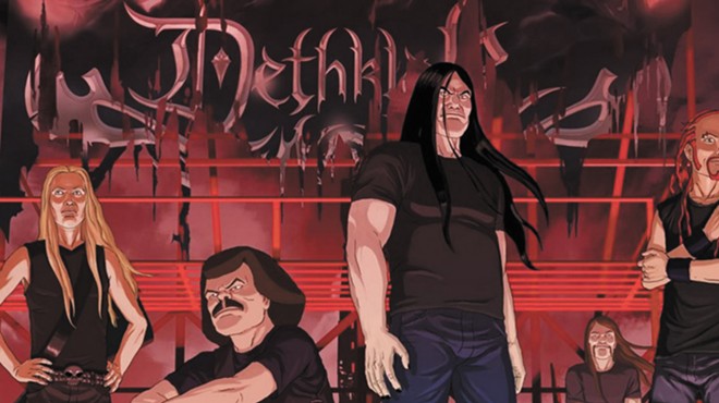 Image: A chat with Metalocalypse creator Brendon Small about his animated Adult Swim metal band Dethklok and turning it into a real touring act