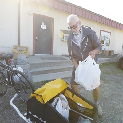 A local nonprofit tries to build family by delivering food via bikes