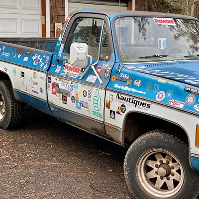 Image: A man and his truck: It's a tale as old as skiing and stickers