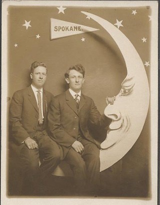 100 years ago, a paper moon portrait mystery