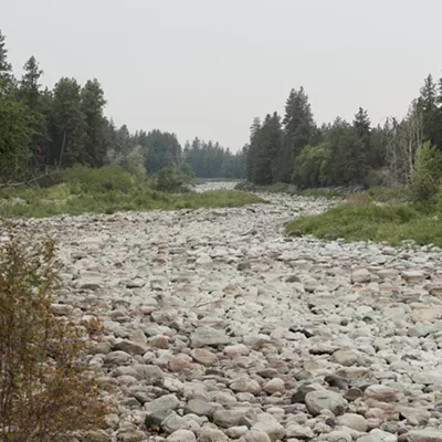 Image: A portion of the Spokane River ran dry last week. Can we do more to conserve water?
