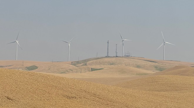 A proposed wind turbine project promises to bring jobs and tax revenue to the Palouse; some residents think the project has a turbulent future