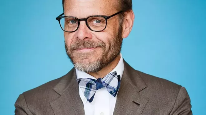 Image: A sign of hope! Alton Brown schedules a Spokane stop for November
