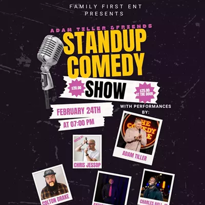 Image: Family First Entertainment Presents ft. Adam Tiller, Anthony Singleton, Colton Drake, &Charles Hall Jr. Hosted By Chris Jessop .