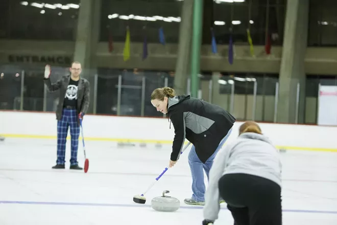 PHOTOS: Curling Clinic