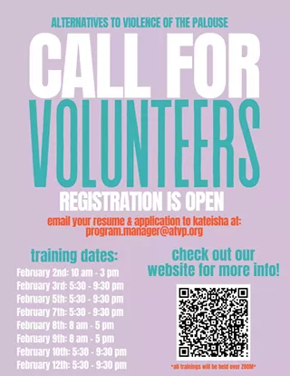 Image: Alternatives To Violence of the Palouse: Spring Volunteer Hotline Training