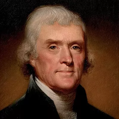 Image: Although he founded the University of Virginia for the "illimitable freedom of the human mind," even Thomas Jefferson was taken aback when students had ideas about how things should be