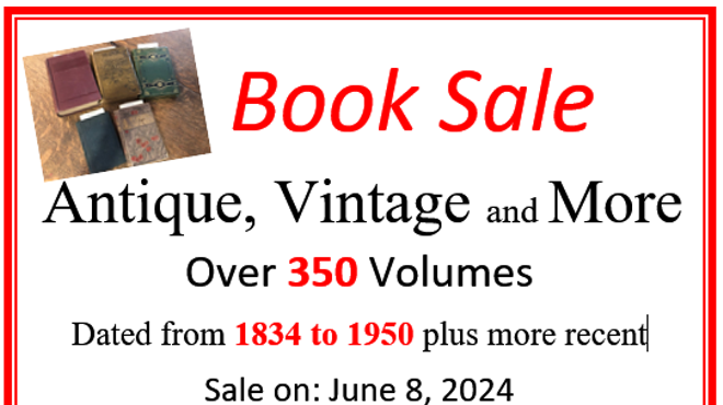 Image: Antique and Vintage Book Sale