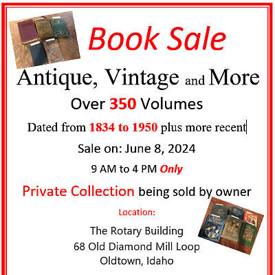 Image: Antique and Vintage Book Sale