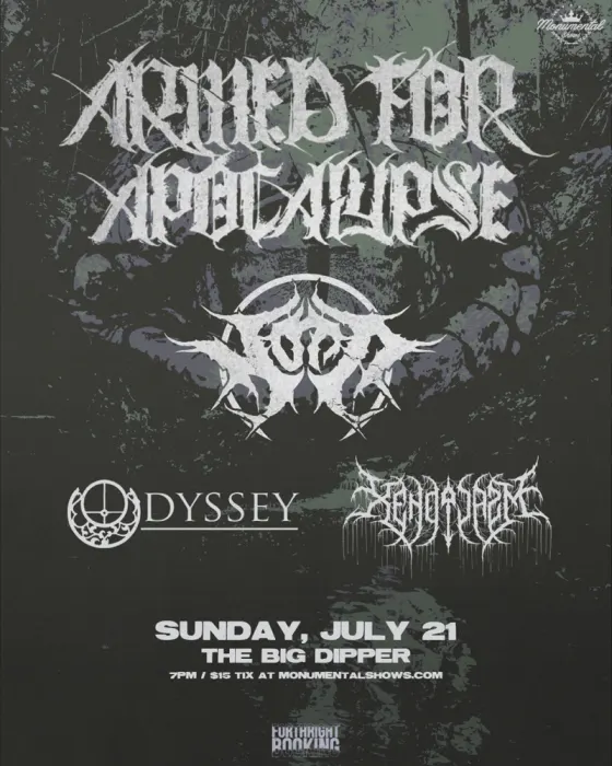 Image: Armed For Apocalypse, Nott, Odyssey, Xenoplasm