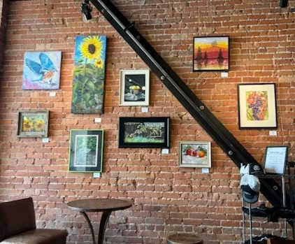 Art on display at Pend Oreille Winery