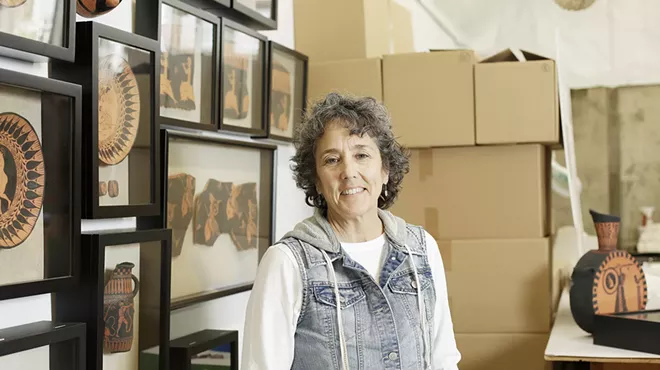 Image: Artist Mary Frances Dondelinger brings an "ancient civilization" to life