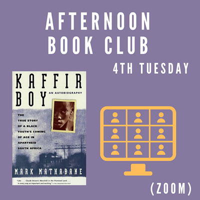 Image: Auntie's Book Club: Afternoon (Virtual)