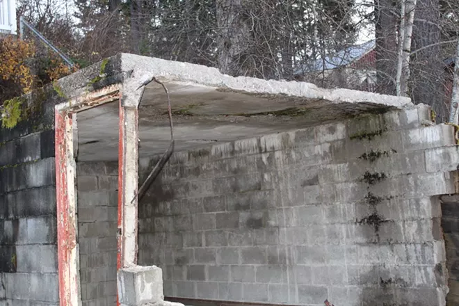 Image: Before & After: Diamond Lake Boat Shed