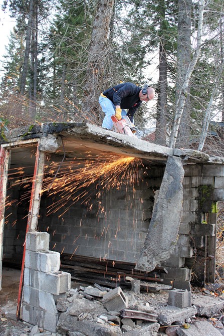 Image: Before & After: Diamond Lake Boat Shed