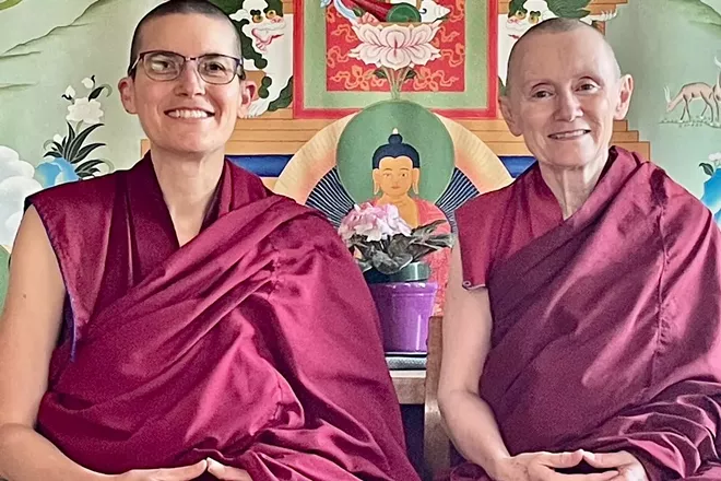 Venerable Thubten Monlam & Venerable thubten Samten
