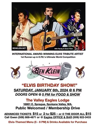 Image: Ben Klein: Elvis Birthday Show