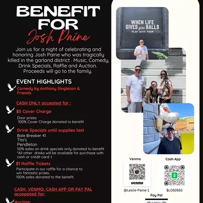 Image: Benefit for Josh Paine