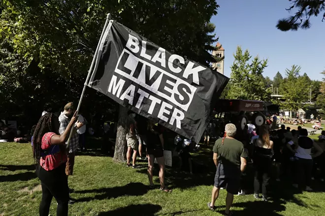 Image: Black Lives Matter Protest Spokane August 30