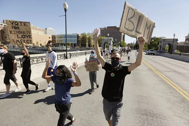 Image: Black Lives Matter Protest Spokane August 30