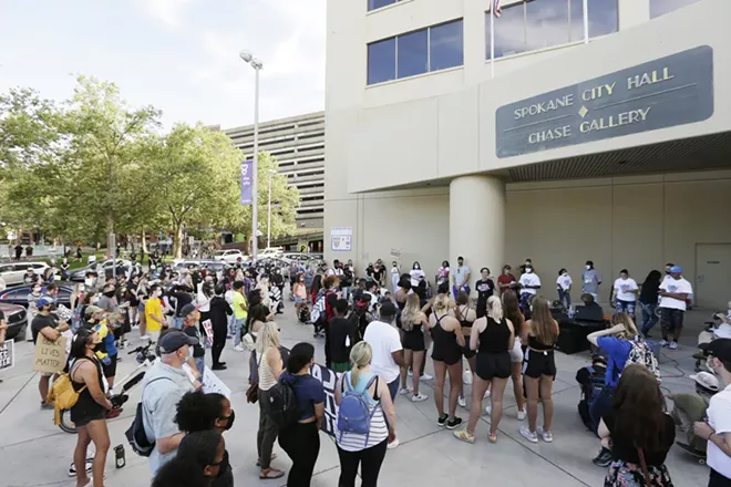 Image: Black Lives Matter Protest Spokane August 30